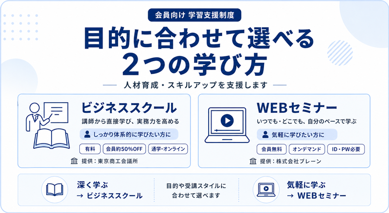 会員企業向け学習サービスのご案内